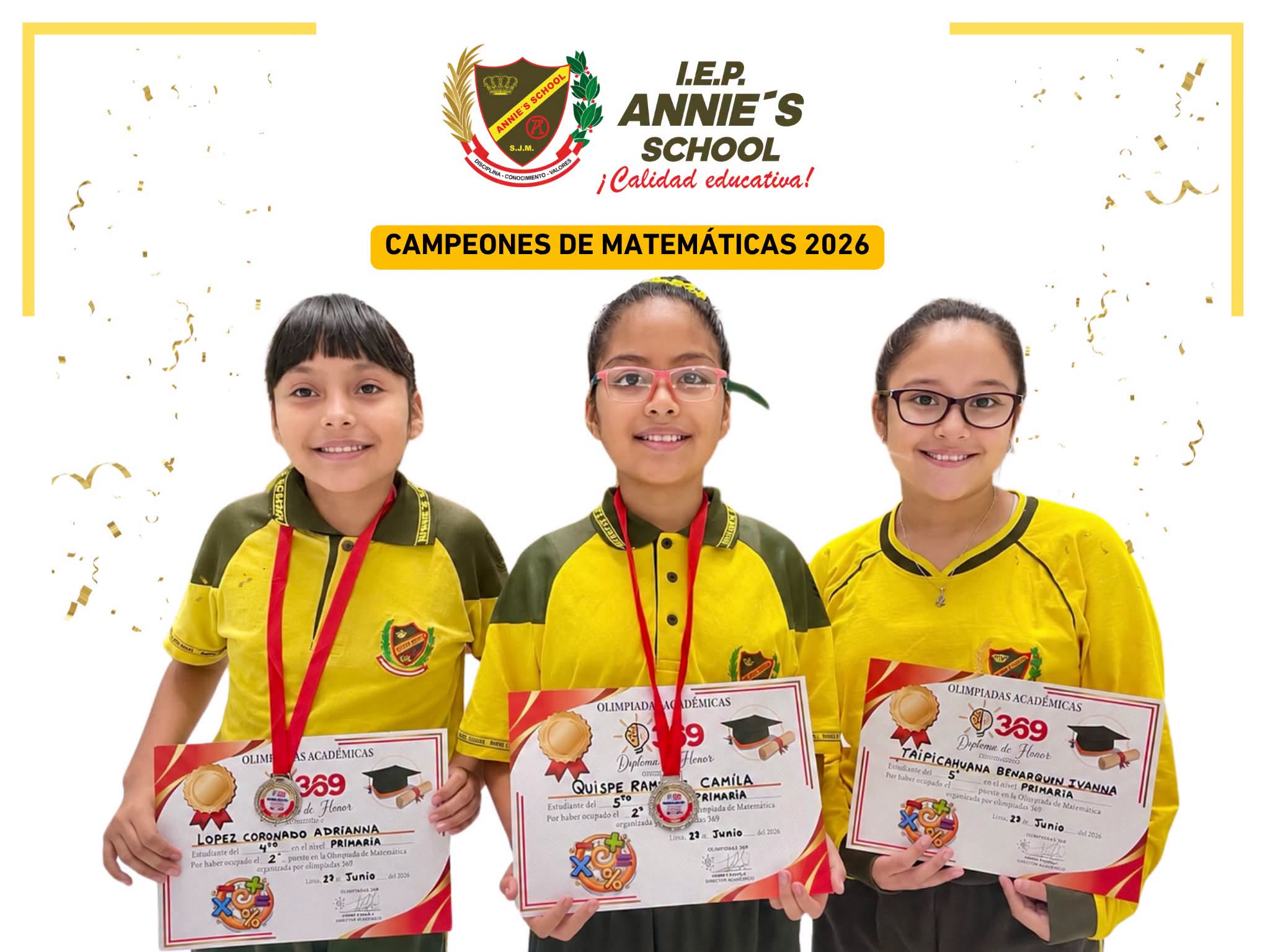 Estudiantes de Annie's School